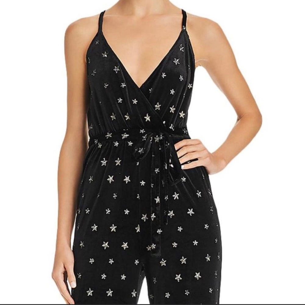 🖤AQUA- Adjustable V-Neck Jumpsuit, Size:4